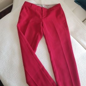 Banana republic red suiting pants